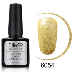 Ув Гел Лак 3в1 стъпка 10ml 6054 pearl gold Elite99